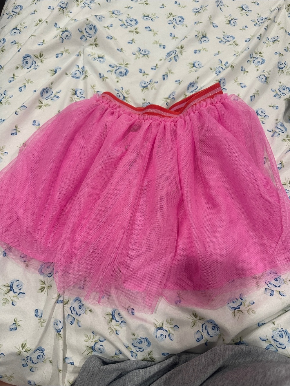 Pink Tulle Mini Skirt